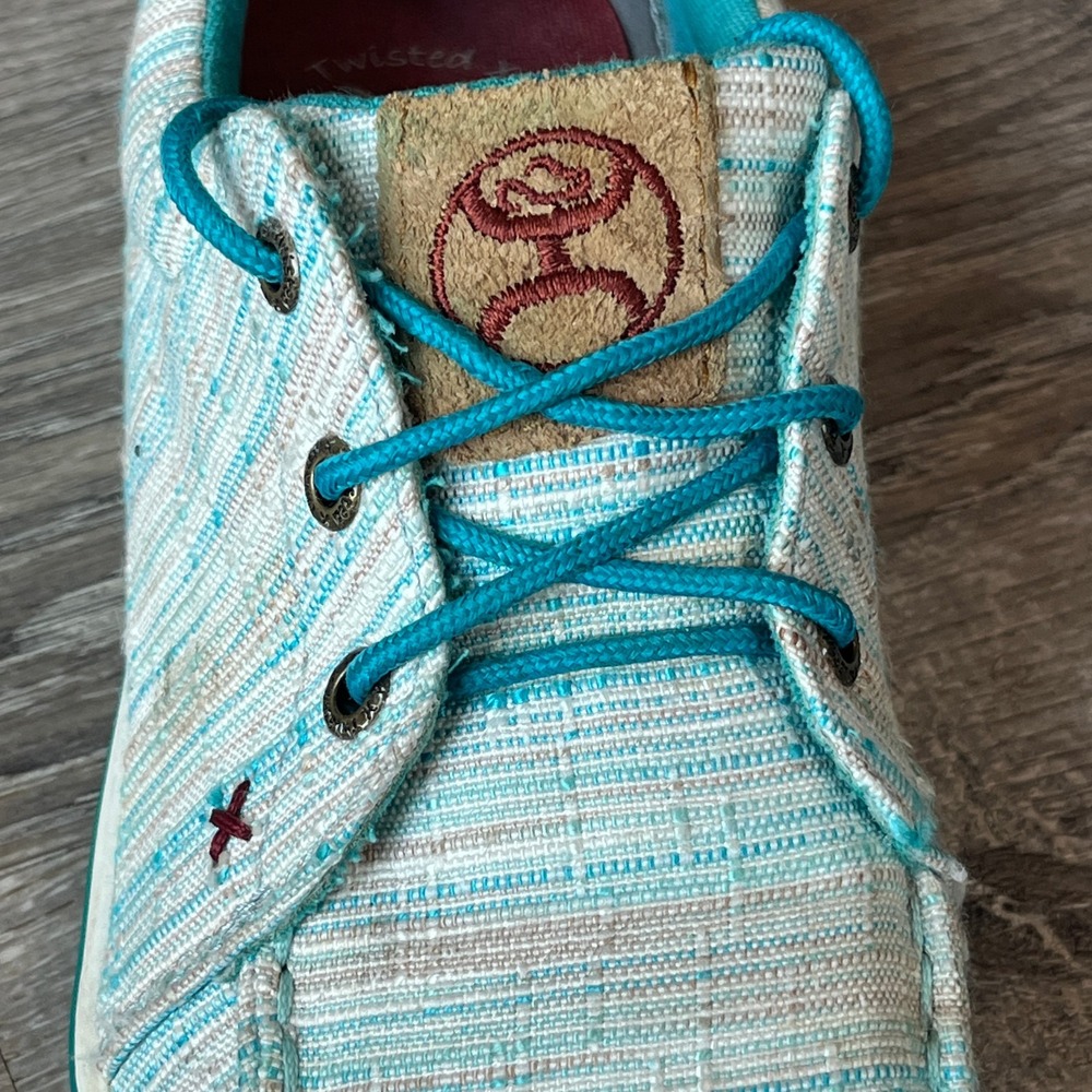 Twisted X Hooey Loper Sneakers Loafers Multicolor Blue Uppers Womens 8 - Picture 3 of 10